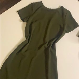 Lulus Olive T-Shirt Work Dress XS